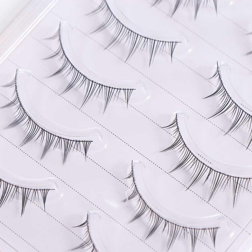 5 Pairs Portable Cosmetic Tool Fluffy Comic False Eyelashes Women - Picture 11 of 12