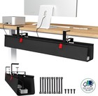 Bandeja organizadora de cable para debajo del escritorio, sin taladros