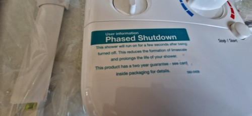 NEW BRISTAN B85 ELECTRIC SHOWER 8.5KW WITH RISER & HEAD / BRAND NEW - Picture 11 of 11