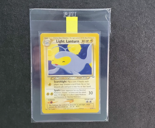 Pokemon TCG Neo Destiny WOTC - Light Lanturn 23/105 Rare LP - Picture 8 of 8