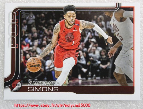 2025-26 NBA Topps Basketball  (Set de Base) Carte 1 à 150 (Part.1/2) au choix - Imagen 124 de 151