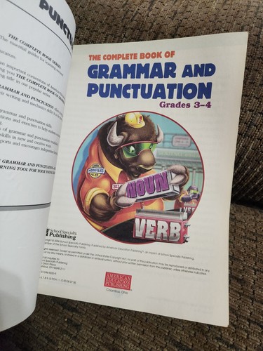 The Complete Book of Grammar and Punctuation Grades 3-4 American Education - Picture 2 of 9