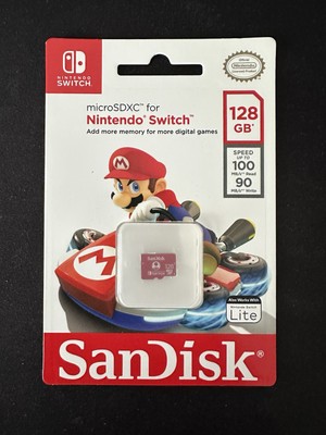 SanDisk 128GB Micro SD - Mario - Nintendo Switch - Speicherkarte - Neu - Sealed