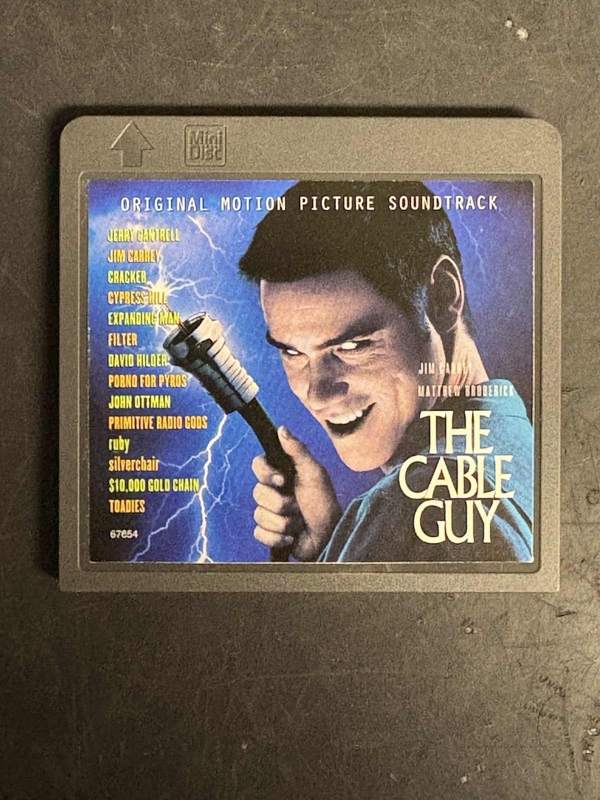 The Cable Guy Original Motion Picture Soundtrack (1996) MiniDisc — Jim Carrey