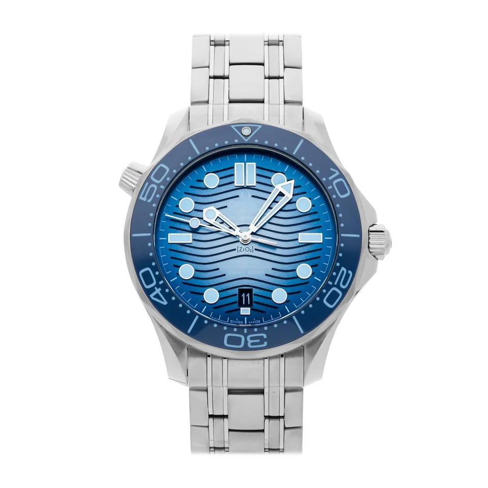 Omega Seamaster Diver 300M Steel Ceramic Auto 42 Blue Watch 210.30.42.20.03.003