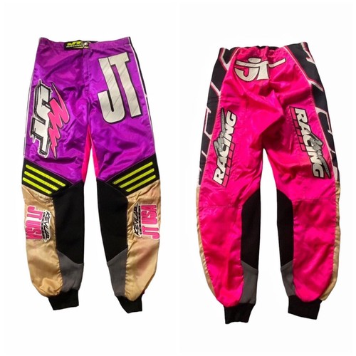 Vintage 80s Motocross Bmx Paint Ball Jersey Pants Jt Racing Usa Jt Concept - Picture 3 of 9