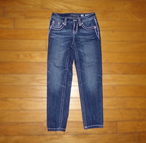 GIRLS MISS ME BOYFRIEND ANKLE JEANS SZ 8