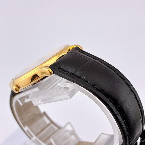 Reloj Cuarzo SEIKO 7N01 6B00 Oro Redondo Batería Reemplazado 19cm Raro Como Nuevo - Imagen 3 de 12