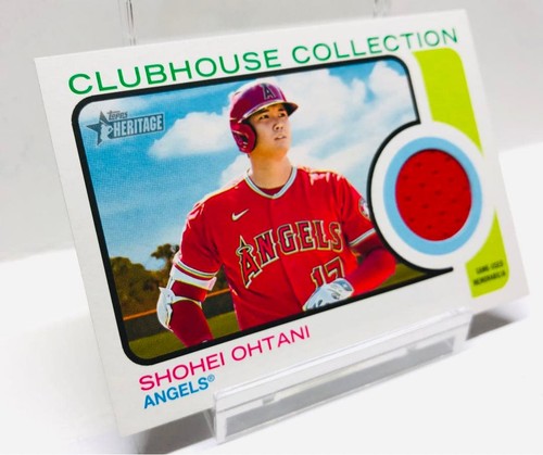 2022 Shohei Ohtani Topps Heritage Jersey Relic Card #CCR-SO Unused Condition - Picture 3 of 5