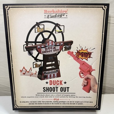 Electronic Arcade Duck Shoot Out Game with Moving Targets and Gun - NEW IN BOX!!