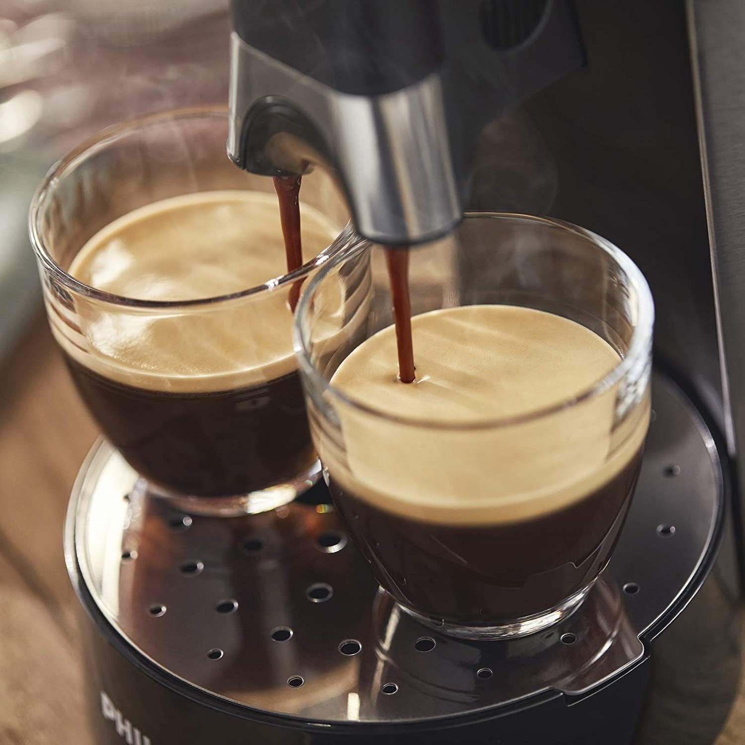 PHILIPS Senseo Select Kaffeepadmaschine Kaffeestärkewahl Plus, Memo-Funktion