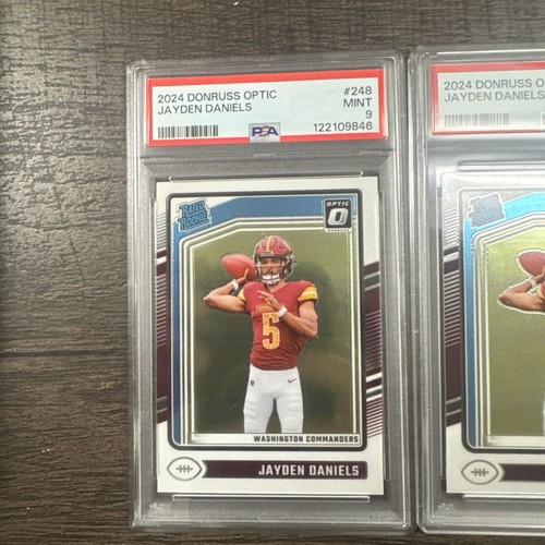 2024 Panini Donruss Optic Jayden Daniels Base Rookie RC #248 PSA 9 - Bild 1 von 4