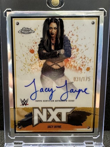 JACY JAYNE 2025 TOPPS CHROME WWE AUTO REFRACTOR #NXT-JJY 031/175