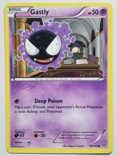 Gastly 58/162 LP - XY Breakthrough Pokemon Card - Shigenori Negishi Art