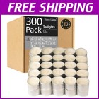 300 Pack White Tea Light Candles