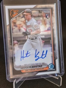 2024 Bowman Chrome - Chrome Rookie Autographs Heston Kjerstad #CRA-HK (AU, RC)