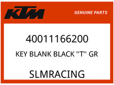 KTM OEM Part 40011166200 KEY BLANK       BLACK ''T'' GRIP