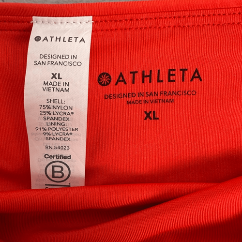 Athleta Clean Medium Bikini Swim Bottom size XL Orange - Picture 3 of 6
