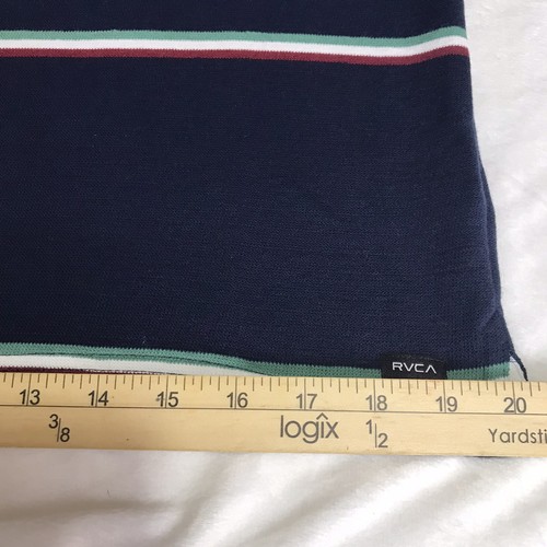 Sudadera RVCA Eventide a Rayas Manga Larga’s Hombre Talla S Color Azul Cuello Redondo - Imagen 8 de 14