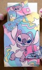 Single - Disney Lilo And Stitch Angel Pink reversible kids Bedding Set