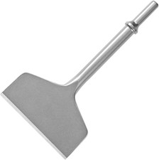 4 Inch Wide Air Chisel Bit, Pneumatic Tile & Thinset Scaling Chisel - 0.401 Inch