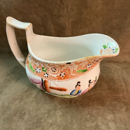 Victorian Chinese export China/porcelain Famille rose five piece lot minor as is - Picture 17 of 24