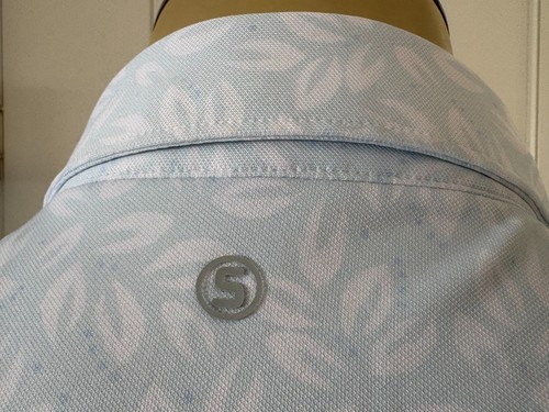 STITCH SEMINOLE Golf Club Mens Summer Petal Performance SS Polo Shirt M NWT $125 - Picture 5 of 5