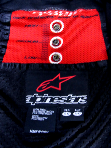 Alpinestars Riders Chaqueta Racing Cuero Negro/Blanco/Rojo GP-PRO 46 - Imagen 17 de 19