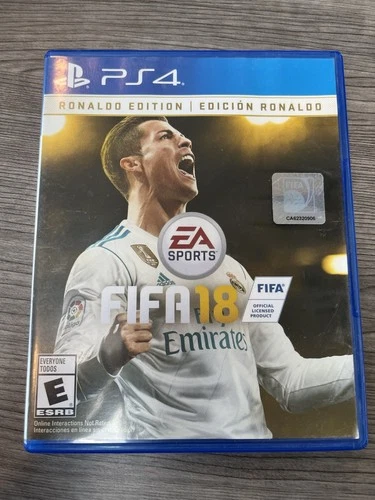FIFA 18: Ronaldo (Sony PlayStation 4, 2017) CLEAN DISC ALL INSERTS