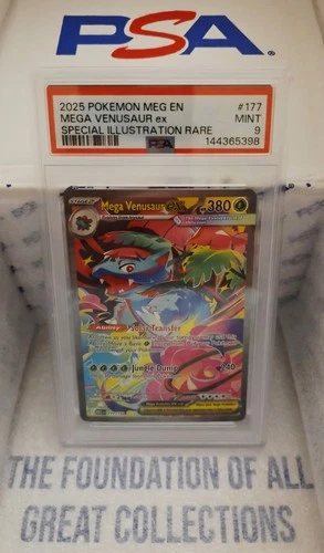 PSA 9 Mega Venusaur EX Special Illustration Rare Mega Evolution Pokemon Card