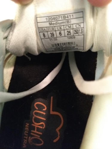 BROOKS Womens Ghost 16 'Skylight Coconut Sunset' (1204071B411), Size: 8 MT59+1 - Picture 8 of 11