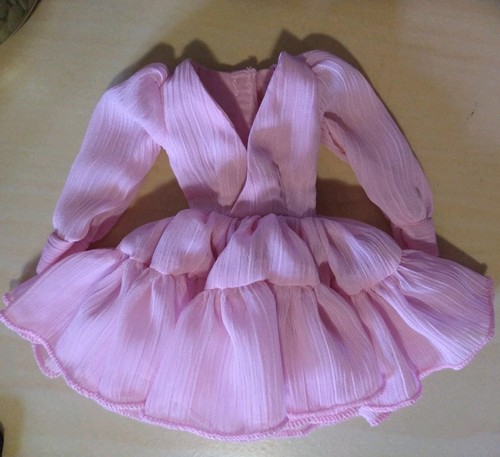 Handmade Evening Dress for Barbie , Poppy Parker, Doll Clothes Fashion, Pink - Picture 2 of 7