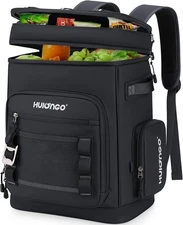 Leak Proof Cooler Backpack, Large Waterproof Insulated Cooler Backpack 30L-48Can