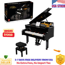 LEGO Ideas Grand Piano 21323 Model Building Set for Adults, Collectible Home Dec