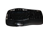 Logitech K350 Wireless WAVE Ergonomische Komforttastatur mit Maus - ohne USB-Dongle