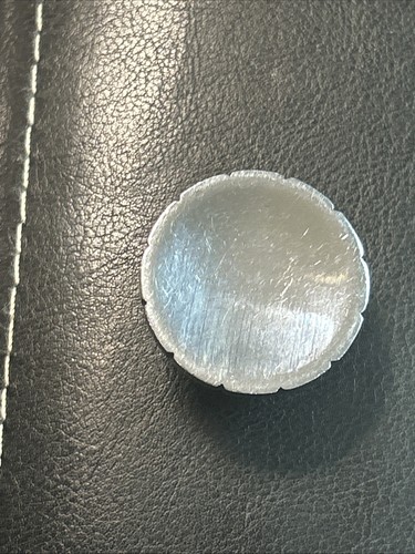 Vintage Radio Knob Rare Metal Alloy Chrome Mopar Ford GM Chevy USA Old Original - Picture 5 of 12