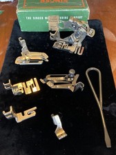 Vintage 1947 Singer 66 Sewing Machine 160809 Attachments 