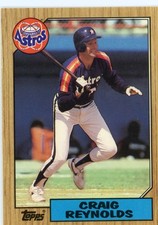 1987 Topps #779 Craig Reynolds Collector's Edition (Tiffany) Houston Astros