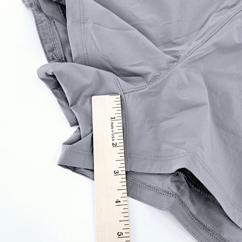 Adidas Pacer Lux Shorts Training Womens MEDIUM M Grey NEW - Picture 12 of 12