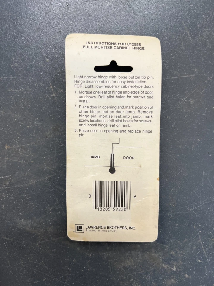 Dobradiças de armário de bronze acetinado 2-1/2 pol. (Lote 46) - Imagem 3 de 3