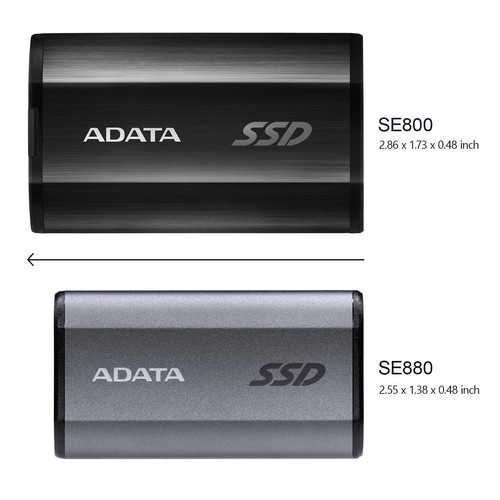 ADATA SE880 1TB - Up to 2000 MB/s- SuperSpeed USB 3.2 Gen 2x2 USB-C External ... - Picture 8 of 9