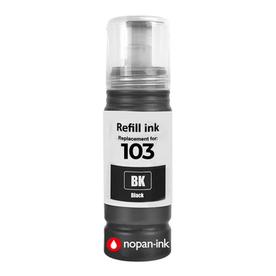 compatible pour Epson C13T00S14A 103 noir 70ml - Photo 1/4