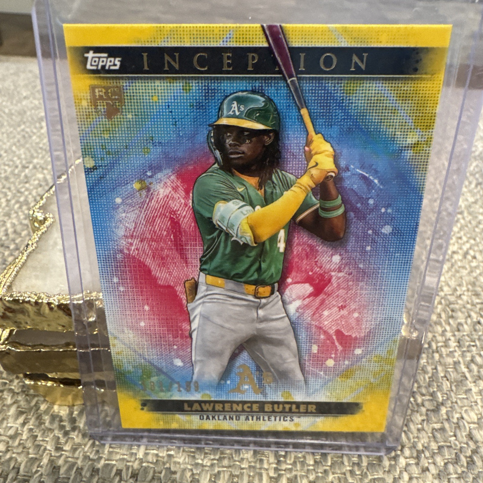 2024 Topps Inception - Lawrence Butler #10 Yellow 181/199 RC