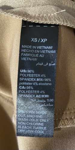 WHBM Caramel Tan Faux Suede Cropped Jacket XS Easy Care $198 Retail Fitted Zip - Picture 6 of 13