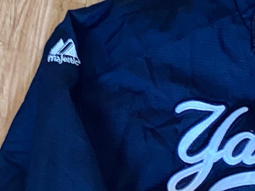 New York Yankees Majestic Youth Jacket - Size 5/6 Small - Navy Blue - Picture 5 of 8