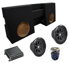 Caisson de basses Kicker 43C104 10" compatible 05-15 Toyota Tacoma double cabine avec ampli 46CXA4001