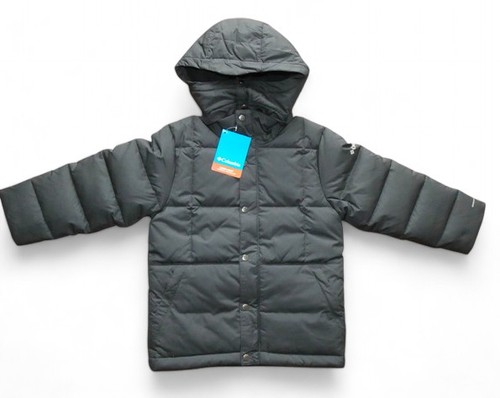 Columbia Sportswear Boys Down Jacket Forest Park Hooded Puffer Omni Heat 4 5 NWT