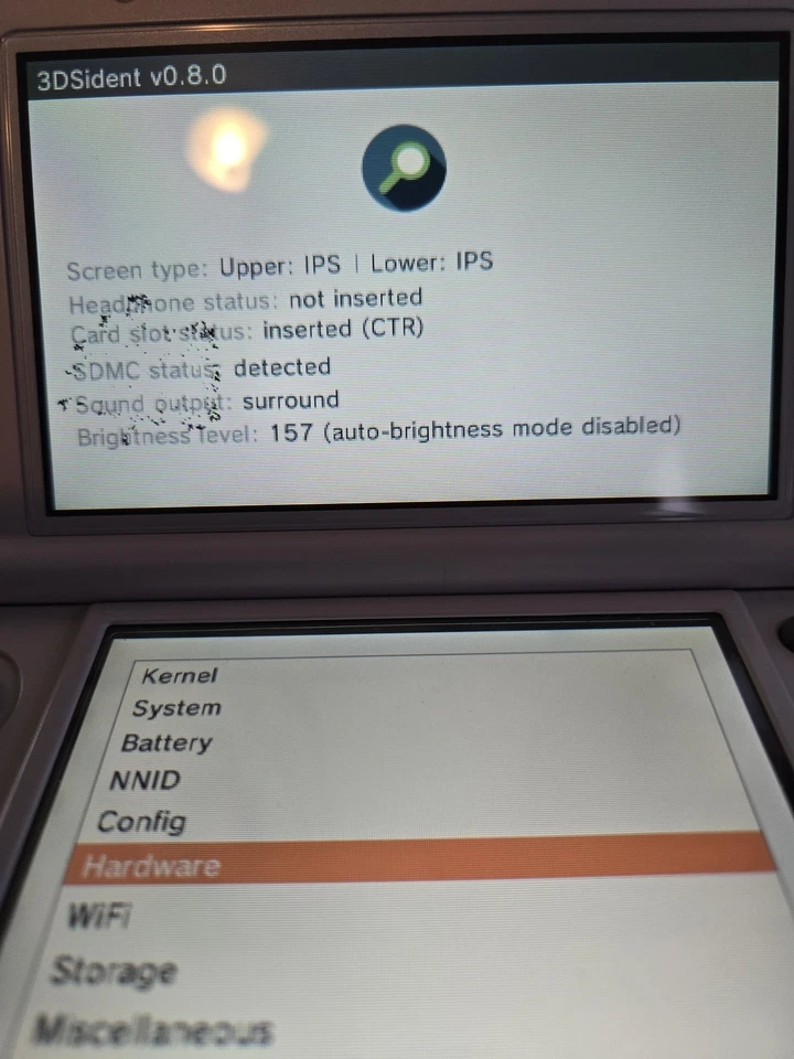 LOWER BOTTOM IPS LCD Screen Display Nintendo NEW 3DS XL NEW3DSXL REDSV RED-001 - Image 4 of 4