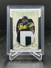 2025 Panini National Treasures Josh Jacobs Tremendous Patch Silver 09/10 #TT-JJS