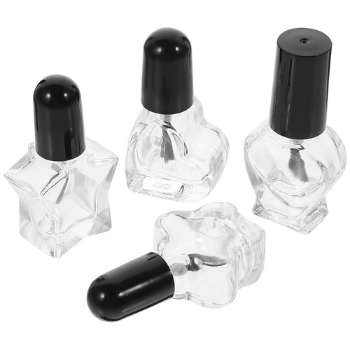 12pcs Refillable Nail Polish Containers Oblate Shaped Bottles Manicure Tools - Picture 2 of 12